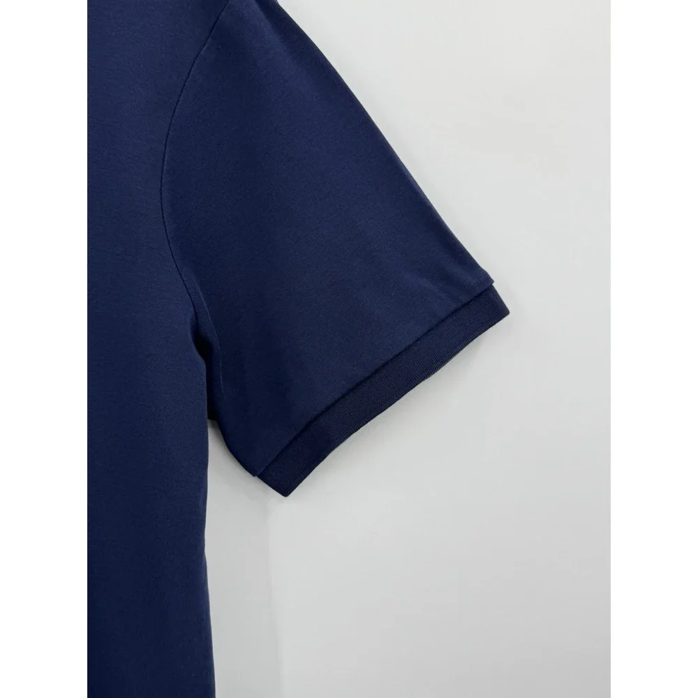 Polo Ralph Lauren Polo Shirt Men's M Blue Classic Fit 100% Cotton Jersey Preppy